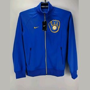 Nike Embroidered Milwaukee Brewers full zip